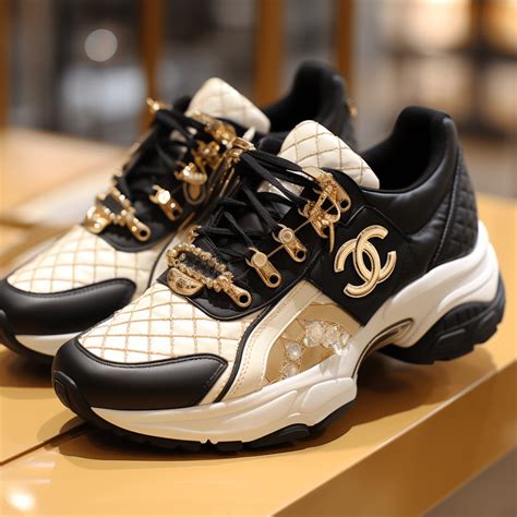 chanel enkellaarzen|luxury Chanel sneakers.